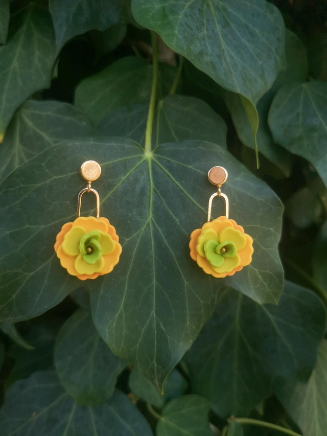 Collection Florale Vent d'automne - Boucles d'oreilles Lyna