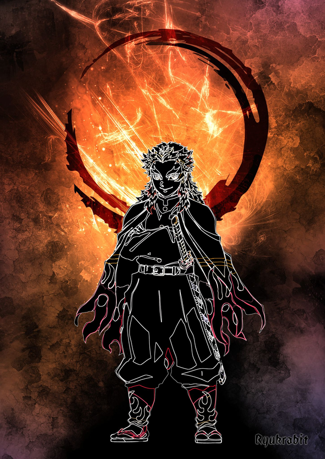 Poster Kyojuro Rengoku