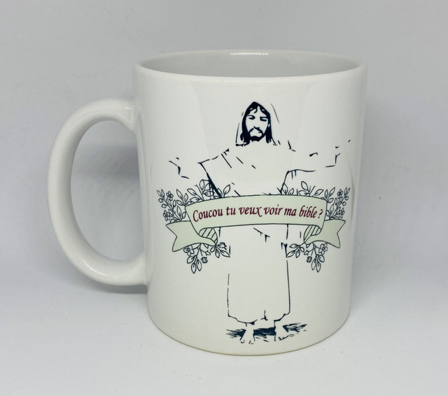 Mug Coucou tu veux voir ma bible ?