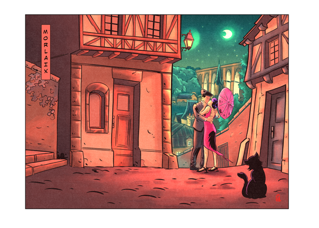 Morlaix Les amoureux 