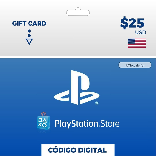 Tarjeta PSN $25 usd (USA)