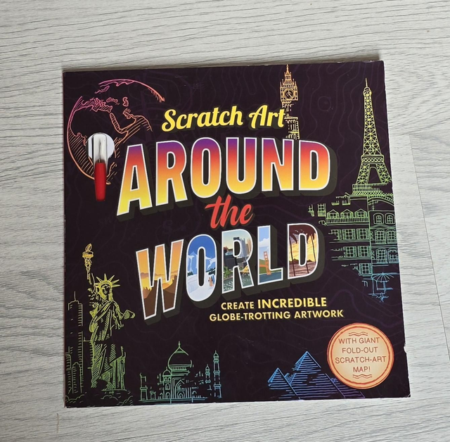 Scratch Art Around the World book