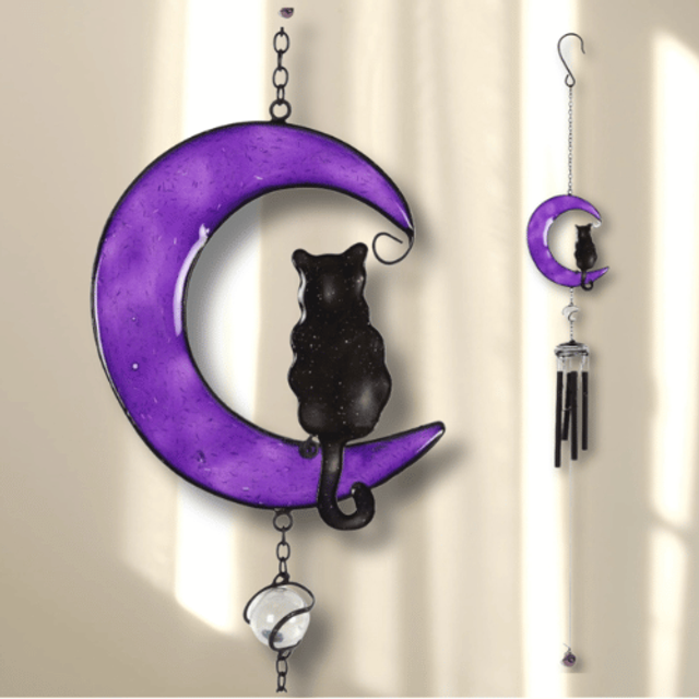 Carillon à vent Chat Noir