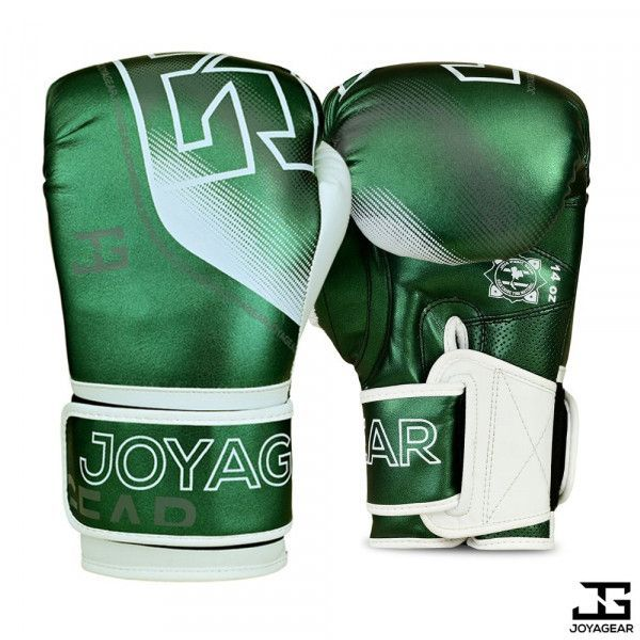 THE JOYAGEAR &quot;EVOLUTION&quot; KICKBOKSHANDSCHOENEN - GROEN-WIT  EV700-GREEN-WHITE