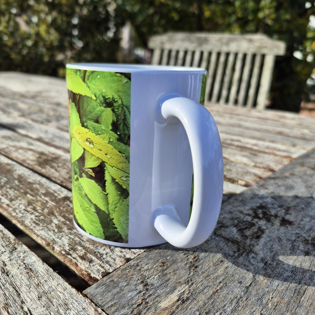 Golden Spirea leaf Mug