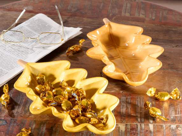 Piattino decorativo foglia