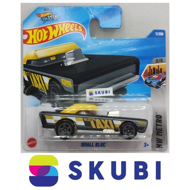 Small Bloc HW Metro Taxi 2/5 - 2025 - Hot Wheels 7/250 - Let´s Race Netflix