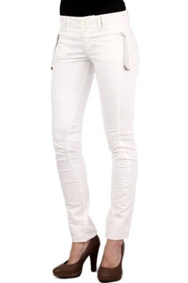 PHARD PANTALONE DONNA BIANCO