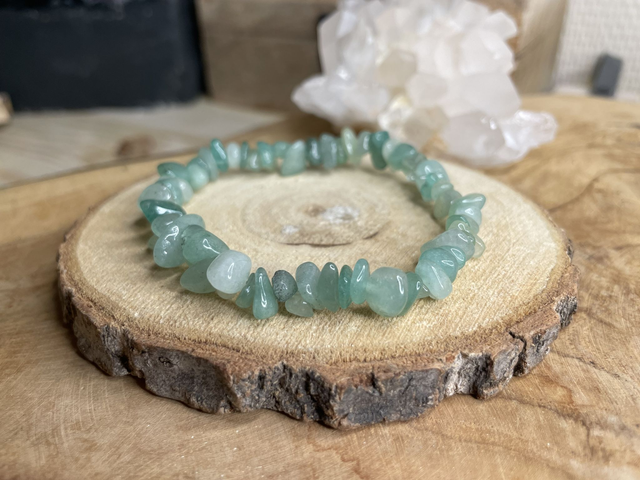 Bracelet chips AVENTURINE VERTE