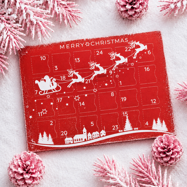 LUXURY 24 DAY ADVENT CALENDAR RED - Pre-Order