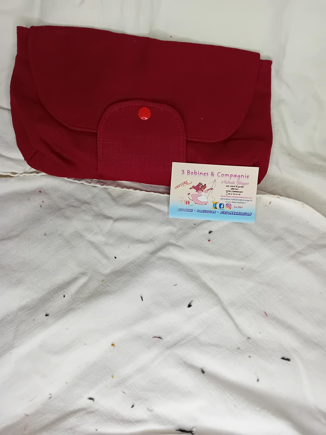 Trousse beauté en lin 