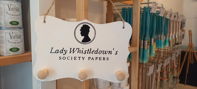 Targa portachiavi 'Lady Whistledown's'