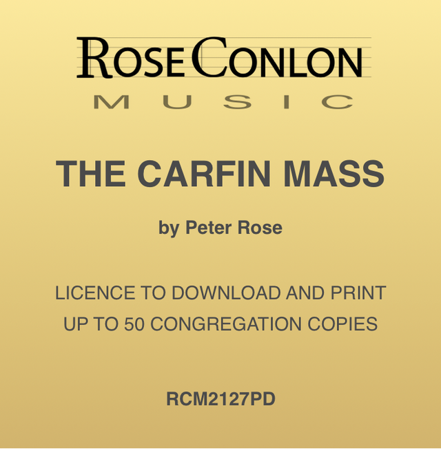 The Carfin Mass (Congregation Score) by Peter Rose