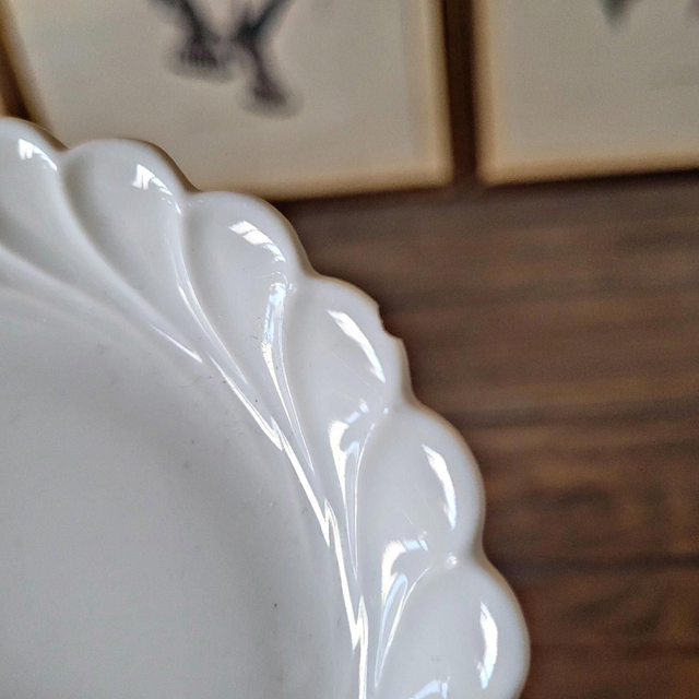 X Ensemble Haviland Torse Blanc, 12 tasses + cafetière, sucrier, pot à lait