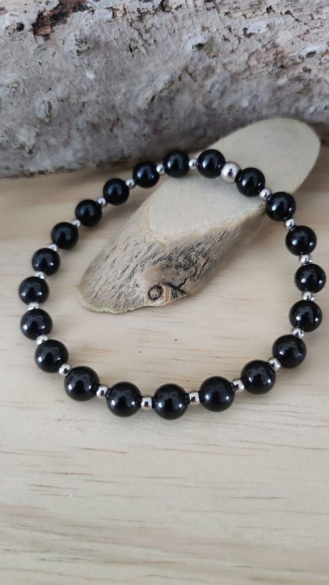 Bracelet Spinelle "Attitude Optimiste et Puissante Protection"