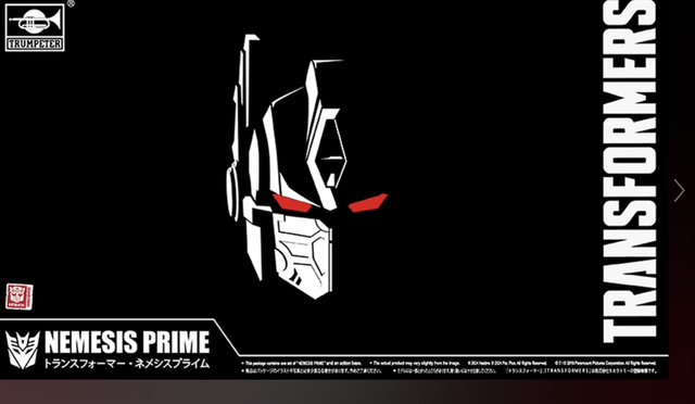 TRUMPETER PKTM03195 Transformers Nemesis Prime Smart Kit SK10