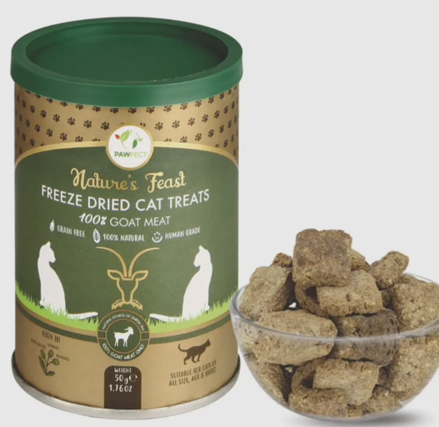 Pawfect Foods | Natures Munch Freeze Dried Cat Treats Goat