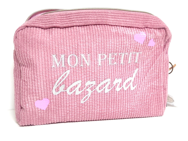 Trousse de toilette (à personnaliser) Très grande capacité velours différents coloris