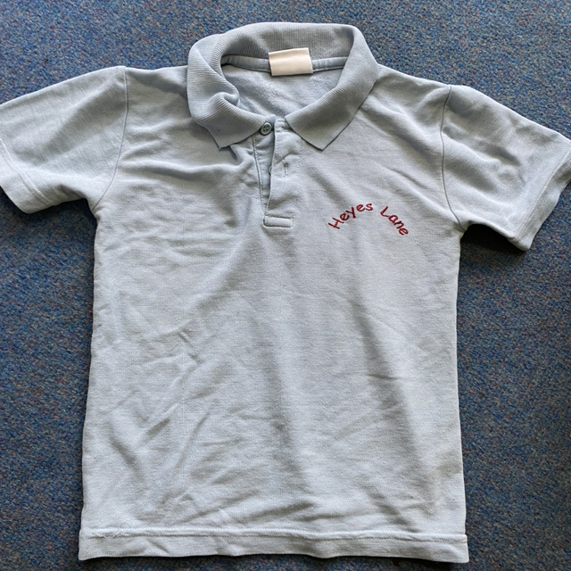 Blue Polo Shirt - Word logo