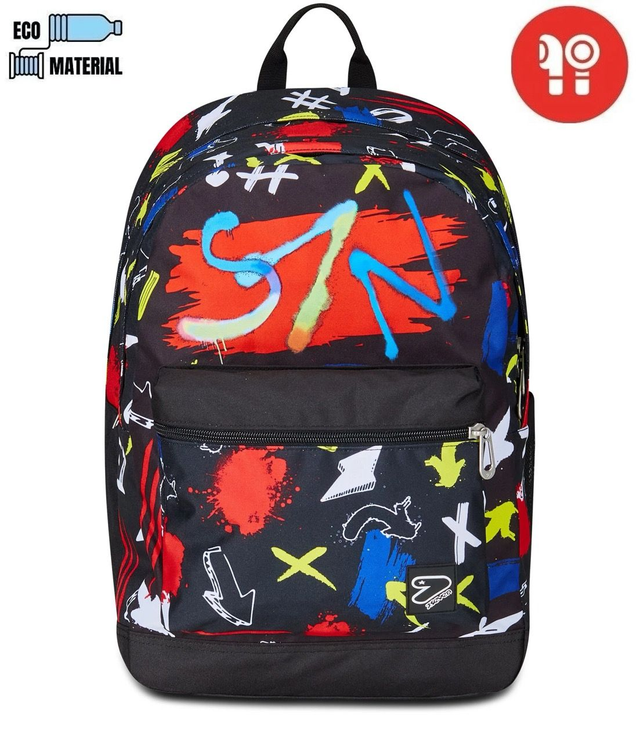 ZAINO Seven® PRO XXL DETACH REVERSIBILE CON EARPHONES WIRELESS - THE DOUBLE 