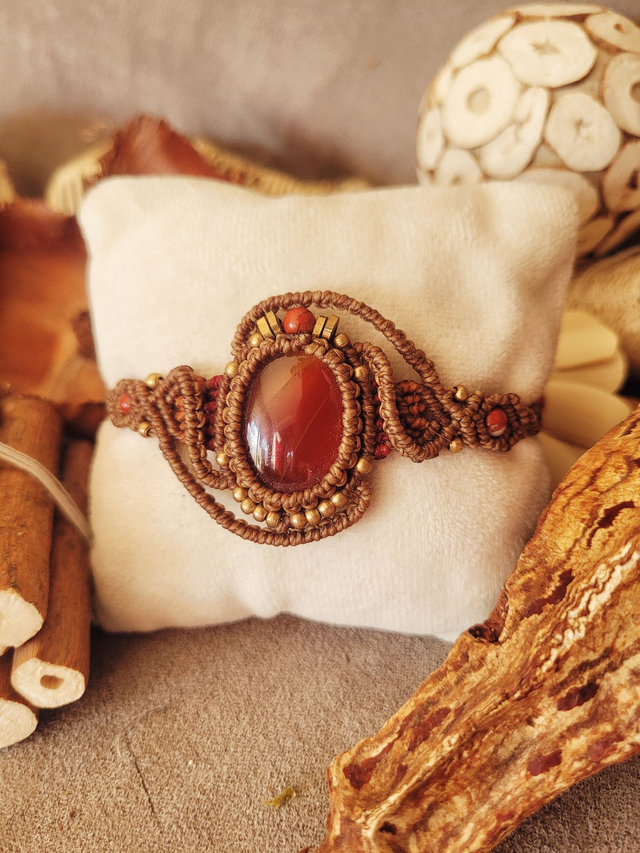 Cornaline et Jaspe Rouge