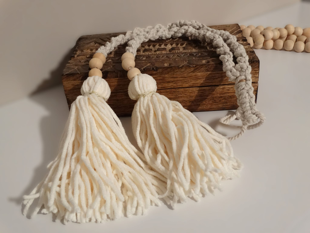 GUIRLANDE décorative en macramé