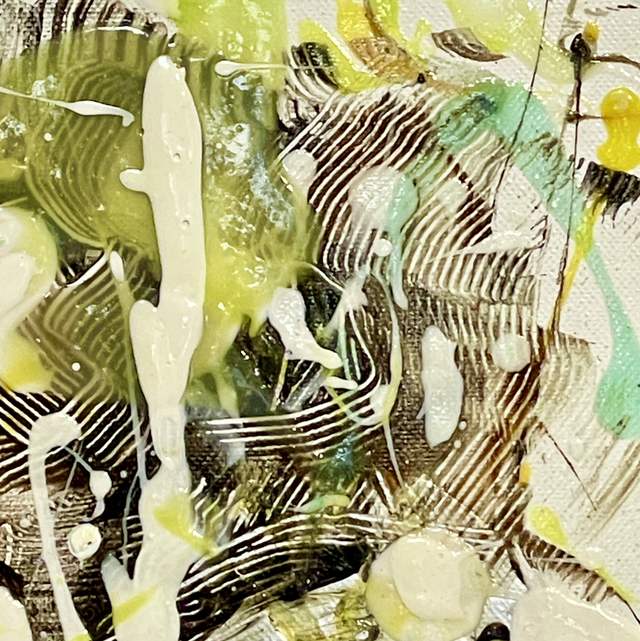 Feuillage de la Forêt - 24x30cm - 2017 - avec encadrement