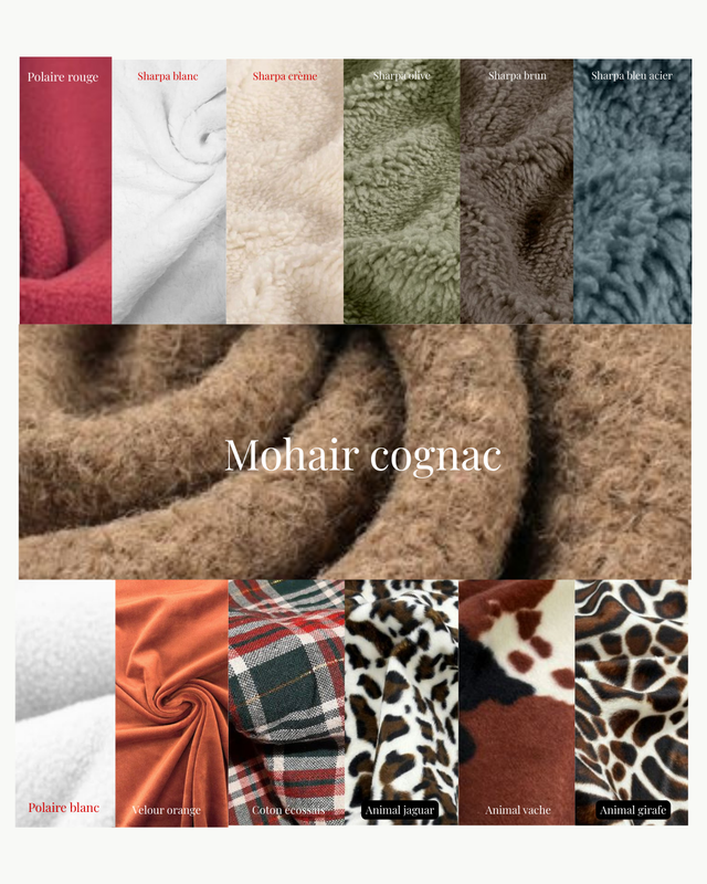 Capuche adulte - Mohair cognac