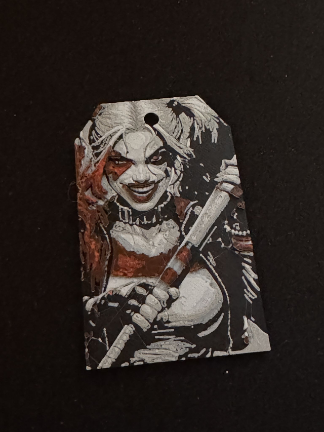 Gift tag Harley Quinn