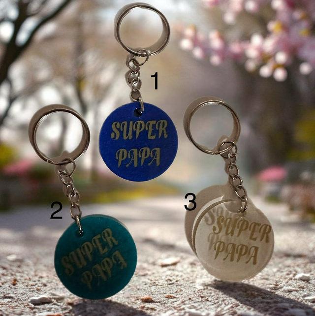 Porte clef super papa