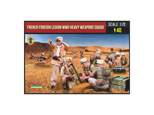 French WWII Foreign Legion Heavy Weapons Squad Strelets-R M152 1/72