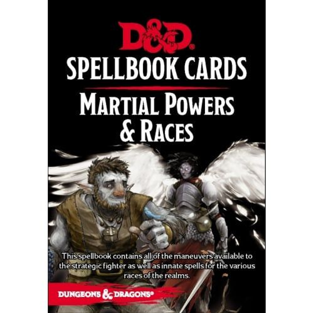 Spellbook Cards - Martial Powers &amp; Races