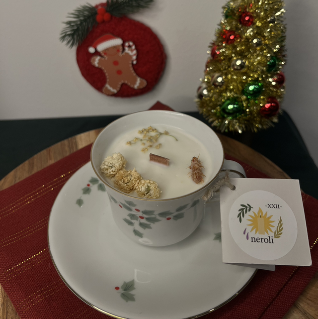 Bougie Thé & Pain d’épices - Noël d’Houx