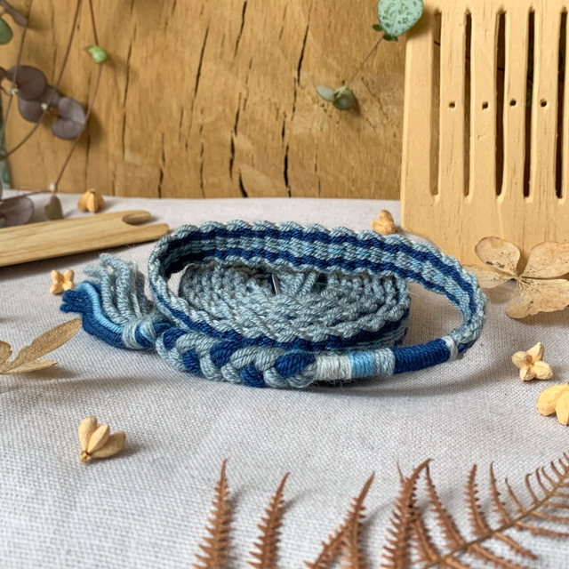 Galon au peigne tissé main