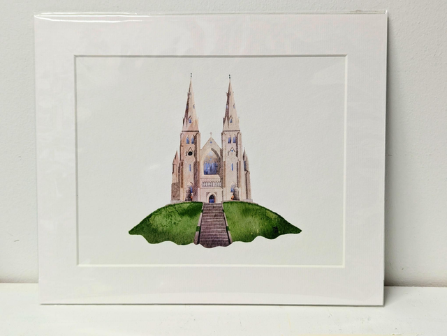 &#039;St Patrick&#039;s Cathedral&#039; - Art Print by Jonathan Hackett 