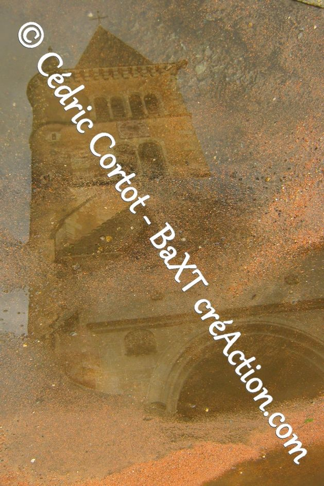 Impression sur alu dibond - Reflets et cours d'Eau (ref 0453)