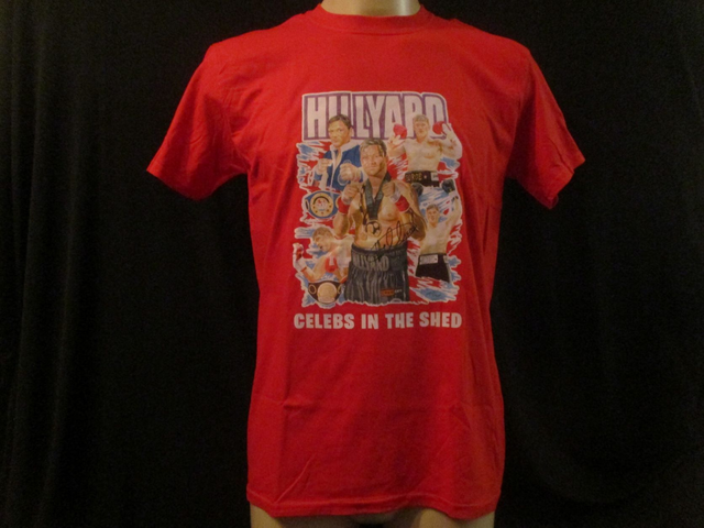 George Hillyard Picture T-Shirt ADULT COTTON UNISEX RED (Medium) Top