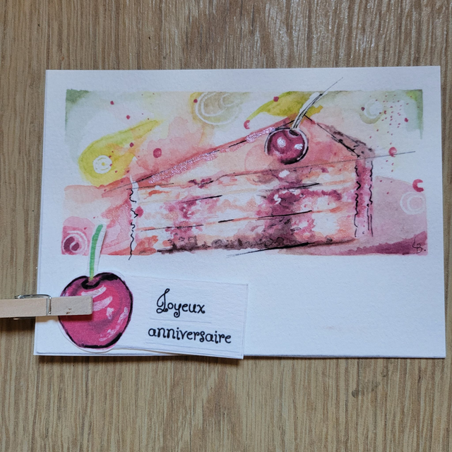 Carte "Joyeux anniversaire"