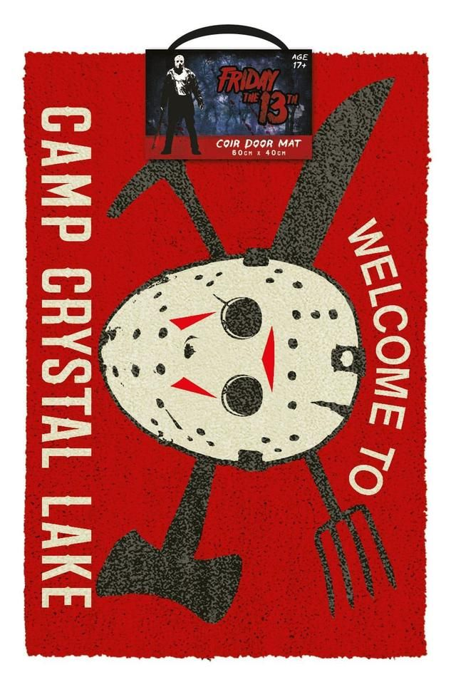 Friday The 13Th Doormat Camp Crystal 40 X 60 Cm