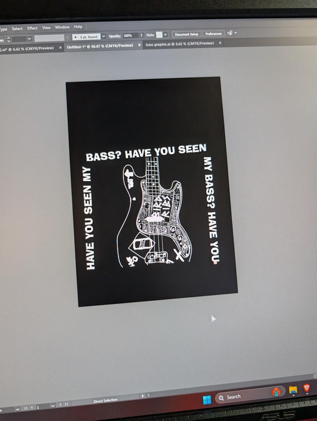 Pre-order - "Where's my bass?" Sticker