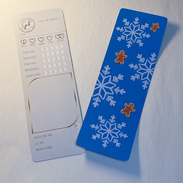 Marque-page&Note hiver