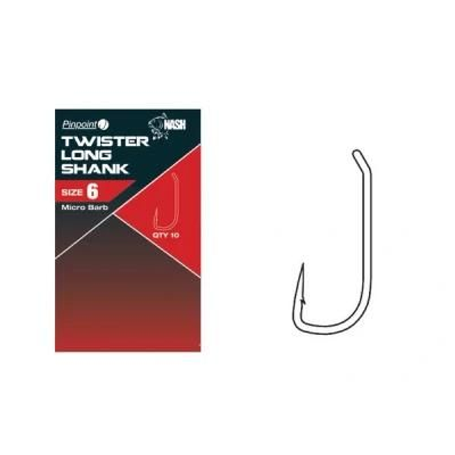 Nash Twister Long Shank Micro Barb