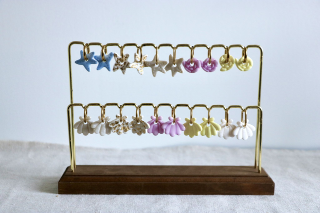 Boucles d&#039;oreilles coquillage