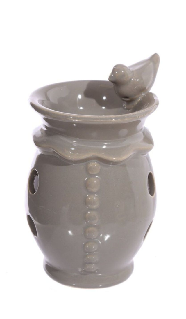 DIFFUSEUR DE PARFUM " OISEAU COULEUR TAUPE "