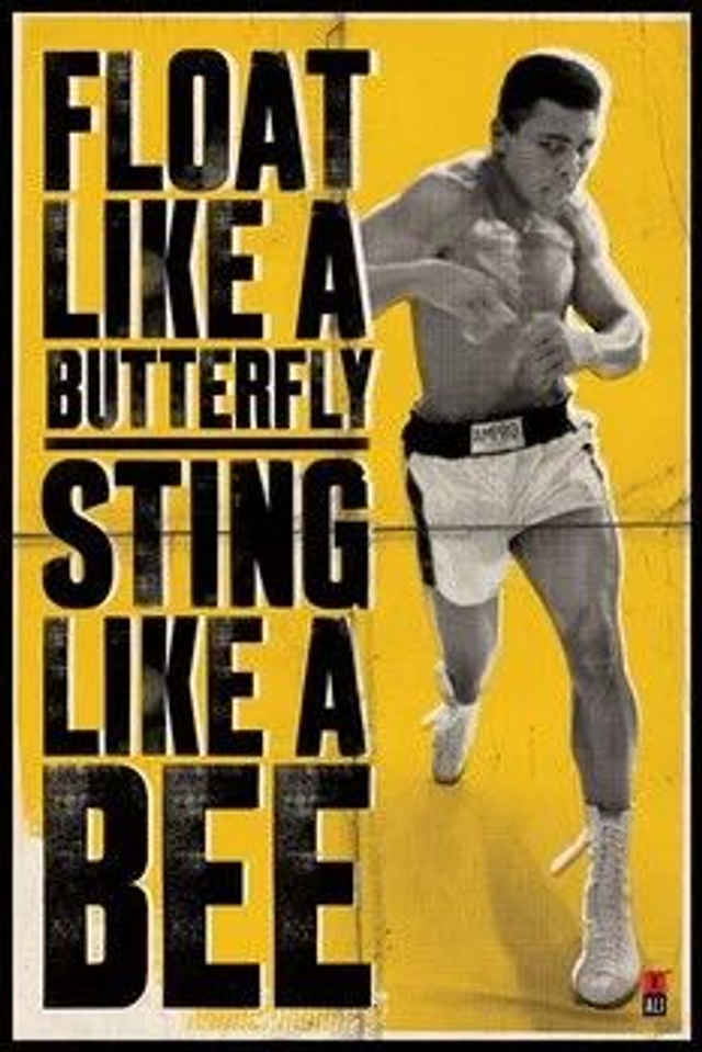 Free* Muhammed Ali Quote Poster  (* Postage only)