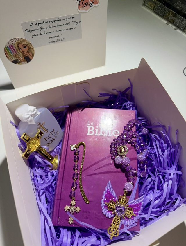 Coffret Biblique Violet