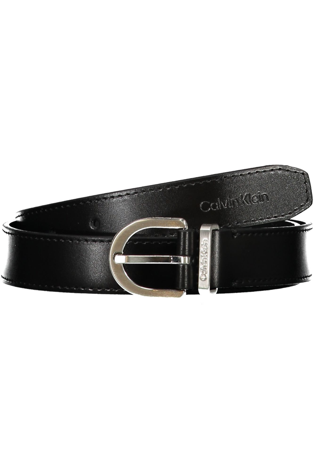 CALVIN KLEIN CINTURA IN PELLE DONNA NERO