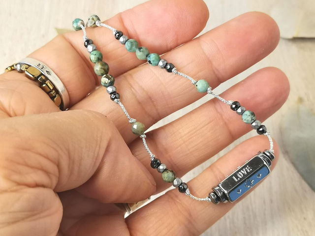 Collier Ludvika argenté