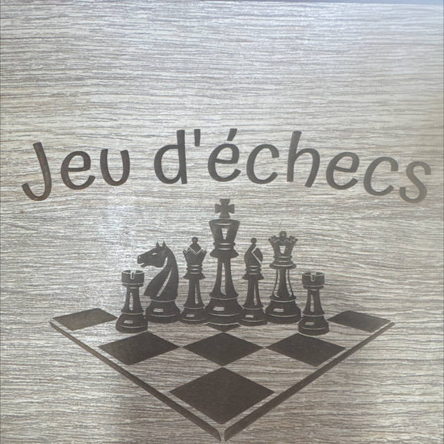 Jeu en bois Échecs 