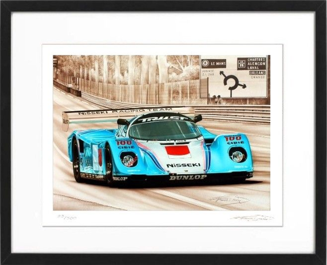 Porsche 962C Le Mans 1990 Limited Edition - Framed